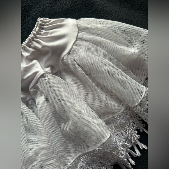 Leg Avenue white teardrop petticoat - one size - Picture 5 of 10